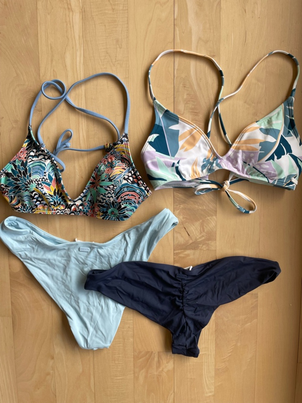 Roxy Blue Mix n Match Bikinis